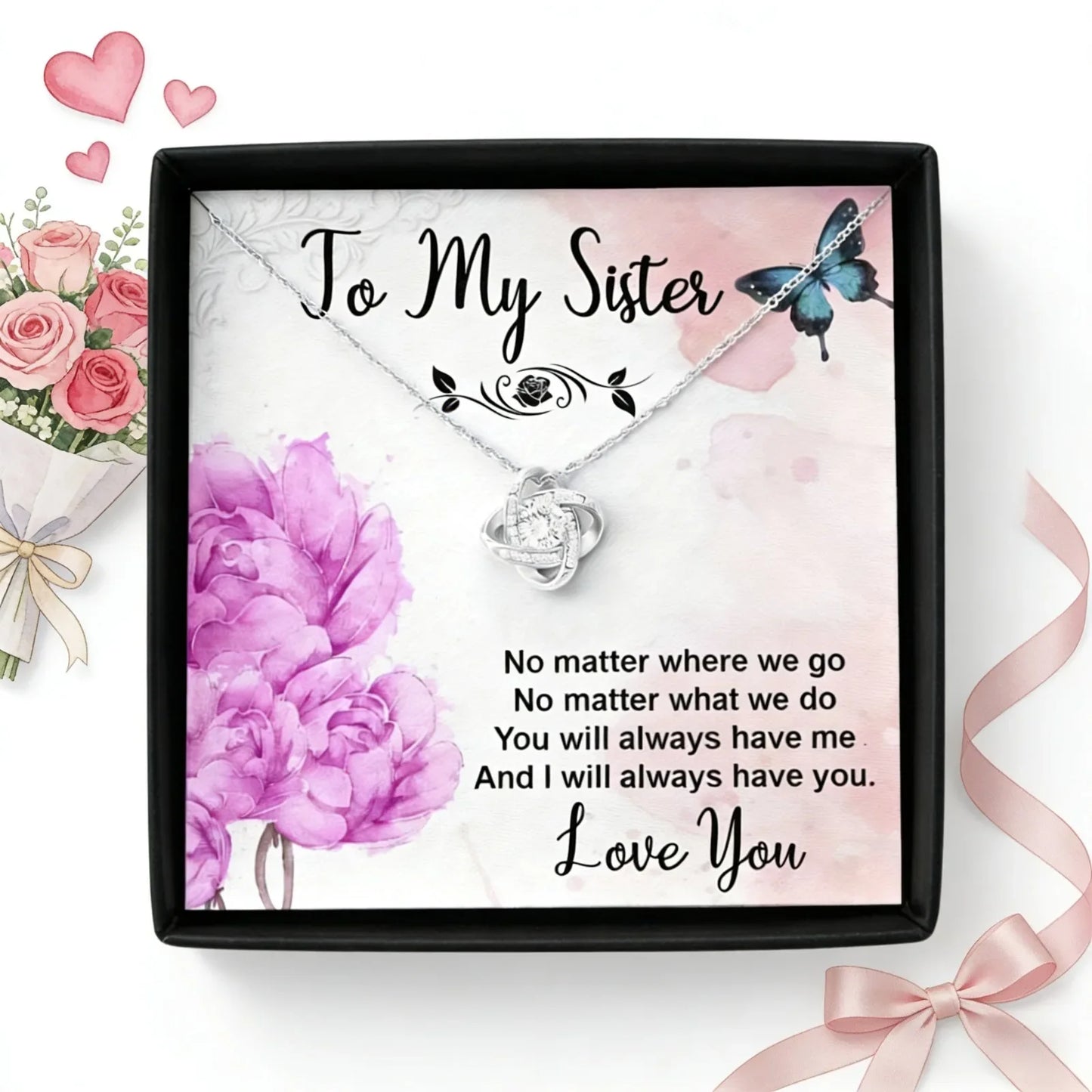 To My Sister Necklace