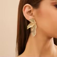 Crown in Cross Earrings