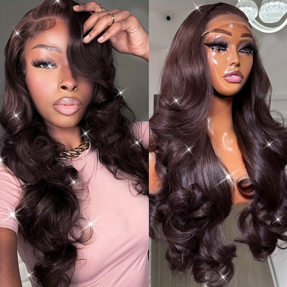 Long body wave lace front wig main image