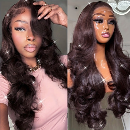 Long body wave lace front wig main image