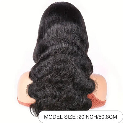 Brazilian short bob wig with bangs showing front and side view